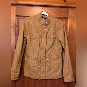 Tommy Hilfiger camel utility jacket